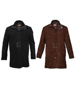 LONG MIRE SHERIFF WALT-ROBERT TAYLOR REAL GENUINE SUEDE LEATHER COAT JACKET - $224.61 CAD