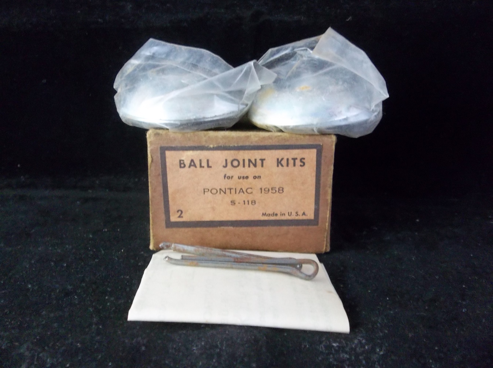 Vintage NOS 1958 Pontiac Ball Joint Kits S-118 - $15.00