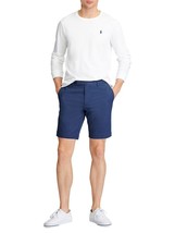 Polo Ralph Lauren Stretch Slim Fit Chino Shorts in Boston Navy - Size 40 - £39.60 GBP