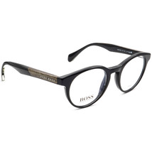 Hugo Boss Eyeglasses 0913 1YS Black Round Frame Italy 48[]21 145 - £220.24 GBP