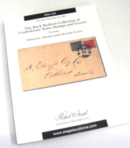 Siegel Auction Catalog Boshwit Confederate State Stamps &amp; Covers 2007 #940 - £7.56 GBP
