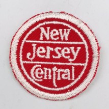 New Jersey Central CNJ Central Railroad of New Jersey Red &amp; White Patch 2&quot; - $7.69