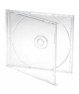 25 Standard 10.4 mm Jewel Case Single CD DVD Disc Storage Assembled Clea... - £31.87 GBP