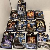 Star Wars Hot Wheels Cars Lot Of 13 Diecast Set With Package Wear - $29.06
