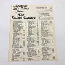 Sail Magazine Christmas Gift Ideas from The Sailers library Order Form V... - $6.92