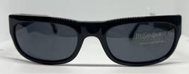 Yves Saint Laurent Y505 Col 6584 Sunglasses Authentic Rare Vintage Black Shades - £110.81 GBP