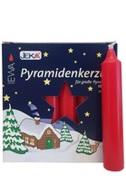 29318 - German Candle for Pyramids - Red - 4.25&quot;H x .675&quot;W x .675&quot; - £25.50 GBP