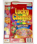 1997 Empty  Lucky Charms Brightly Colored Marshmallows 6.5 Oz Cereal Box... - £15.12 GBP