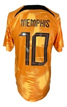 Memphis Depay Signé Néerlandais Nike Football Jersey Bas - £190.24 GBP