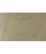 Christy Mathewson signed card - $9,550.00