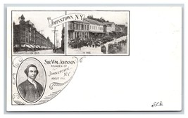 Multiview Johnstown New York NY UNP Unused Vignette UDB Postcard V17 - $8.86