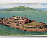 Alcatraz Island White Border Postcard San Francisco Bay - £9.47 GBP