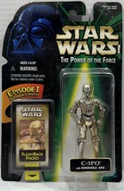 1998 Star Wars Power of the Force C-3PO with Removable Arm (Flashback Ph... - $18.59