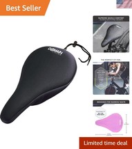 10.5”x7” Gel Bicycle Seat Cover - Ultimate Comfort for Men &amp; Women Cyclists - $15.00