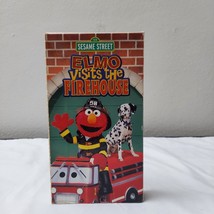 Sesame Street Elmo Visits The Firehouse VHS Video VCR Tape Rare VTG Kids... - £7.11 GBP