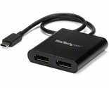 StarTech.com USB-C to Dual DisplayPort 1.2 Adapter, USB Type-C Multi-Mon... - $79.29