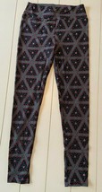 Lularoe Leggings Yoga Pants Black Teal And Pink Color - £10.62 GBP