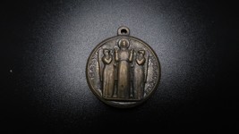 Antique Mary Immaculate Washington DC Brass / Copper Prayer Religious Medal - £15.60 GBP