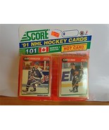 HOCKEY CARDS -SCORE 1991 NHL HOCKEY CARDS- SERIES 1- RE-TAPED - H42 - £3.34 GBP