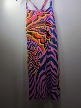 Adidas X FARM Rio 3-Stripes Mini Dress Women&#39;s Size XL Tropical Sporty NWT - $89.09