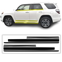 Fits Toyota 4Runnner 10-23 Side Window Chrome Delete Cover Decal Blackou... - £39.04 GBP