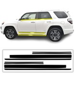 Fits Toyota 4Runnner 10-23 Side Window Chrome Delete Cover Decal Blackou... - £39.81 GBP