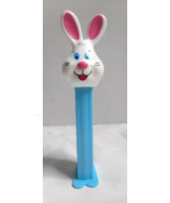Pez Dispenser 1998 PEZ Happy Bunny Blue Body Footed 5&quot; China Easter Gift - £5.49 GBP