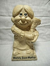Wallace Russ Berrie Co Unbearable 1970 Worlds Best Mother Figurine Paper... - $15.19
