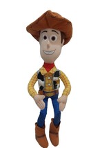 Disney Pixar Toy Story Sheriff Woody 15&quot; Poseable Plush - Tag is Cut Off - GUC - £10.42 GBP