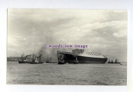 LP0335 - Cunard Liner - Mauretania , built 1939 - photo after launch by Clarkson - £2.47 GBP