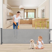 120 Inch Retractable Baby Gates, Extra Wide Baby Gate For Large Openings Extra L - £125.38 GBP