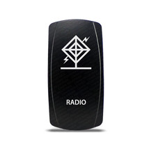 CH4X4 Rocker Switch Radio Symbol 3 - Amber Led - £13.44 GBP