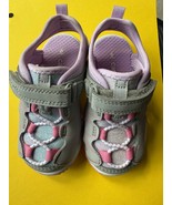 Carter&#39;s Toddler Girls Pink/Purple/gray Sparkle Sandals Size 6M Strap - $101.23 MXN