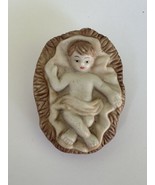 Vintage 1940 Baby Jesus In Manger  Figurine From France, Antique Christm... - $360.60 MXN