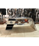 NauticalMart Aviator Wing Desk Aluminium Table Aviator Furniture (Left, ... - $1,599.00