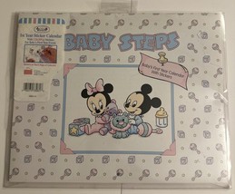 Disney Baby Steps - Baby’s First Year Calendar With Stickers - Brand New - £19.58 GBP
