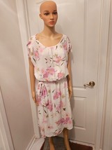 Fairhaven Womens Floral Shoulder Cinch Sleeveless Dress - £18.84 GBP