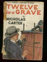 NEW MAGNET LIBRARY-#1336-TWELVE IN GRAVE-NICK CARTER FR - $31.53