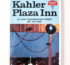 1970s Kahler Plaza Inn Hotel Restaurant Orlando Florida Brochure Vintage... - $34.28 CAD