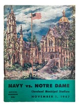 Notre Dame vs Navy November 1 1947 Official Game Program - £129.70 GBP