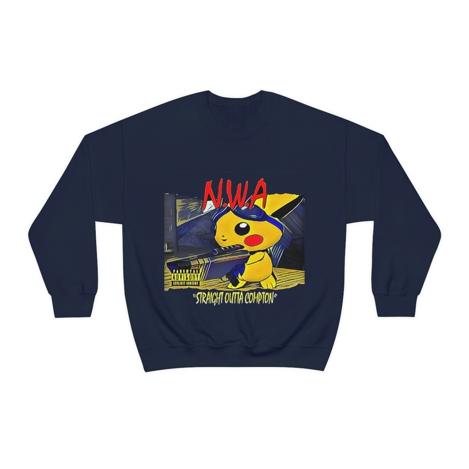 NWA Straight Outta Pokemon Graphic Print Unisex Heavy Blend™ Crewneck Sw... - $25.36+