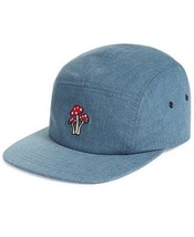 Sun + Stone Mens Mushroom Graphic Hat in Denim Blue-O/S - $19.19 CAD