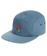 Sun + Stone Mens Mushroom Graphic Hat in Denim Blue-O/S - $19.17 CAD