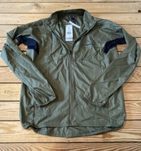 Adidas Terrex NWT $80 Men’s Full Zip Windbreaker jacket size S Green Sf2 - £38.84 GBP