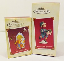 Hallmark Keepsake Sweetest Little Shepherd 2005 &amp; Giddy-Up Christmas 2003 - £7.58 GBP