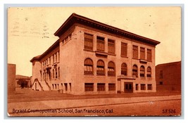 Bryant Cosmopolitan School San Francisco California CA 1915 Sepia DB Postcard W5 - £27.65 GBP