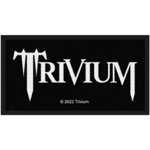 Trivium Logo 2022 Woven Sew On Patch Official Merchandise - £3.95 GBP