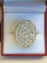Herren 3Ct Rund Schliff Künstlicher Diamant Verlobung Wedding Ring 14K Vergoldet - £126.95 GBP