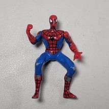 Spider Man Action Figure 2&quot; Metal Die Cast 90s Marvel Toy Biz VTG Rare - £7.96 GBP