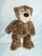 GUND Hugo 850 Brown Tan Black Teddy Bear Limited Edition 12&quot; - £11.86 GBP